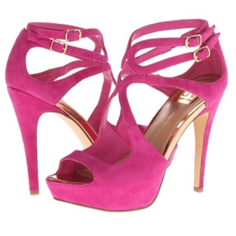DV by Dolce Vita HOT PINK SUEDE Stilettos